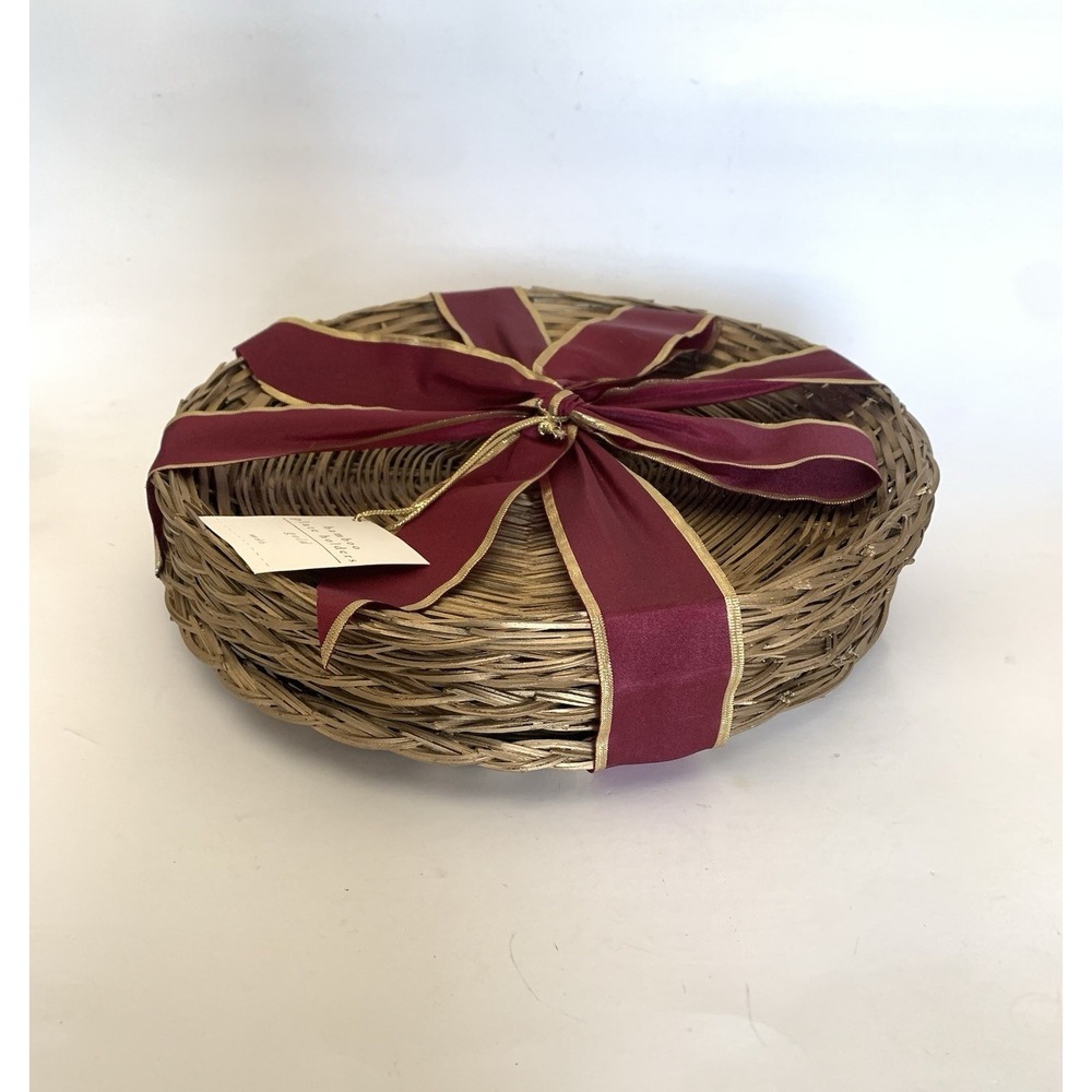 Pier 1 Imports Bamboo Plate Holders (6 Pack) Heavy Duty Wicker Reusable Plates